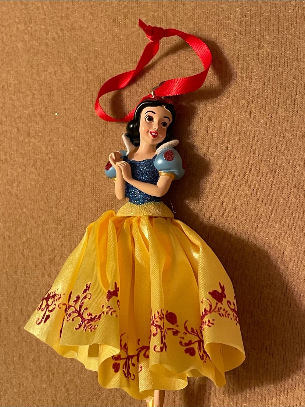 Disney Store 5” Snow White Princess 3D Character Christmas Tree Ornament @2018